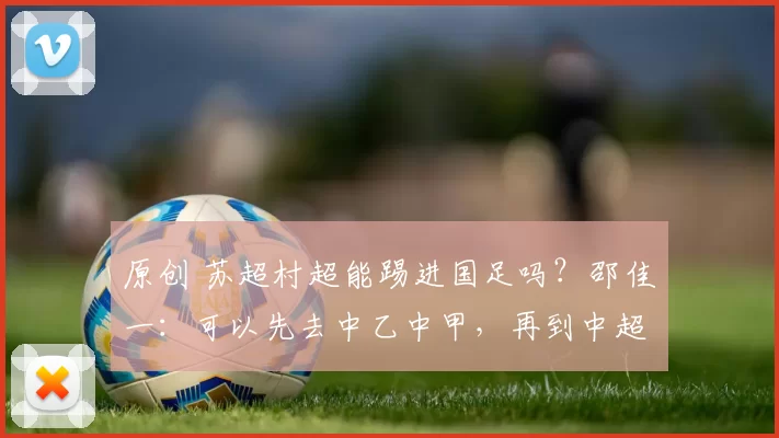 原创 苏超村超能踢进国足吗？邵佳一：可以先去中乙中甲，再到中超试试